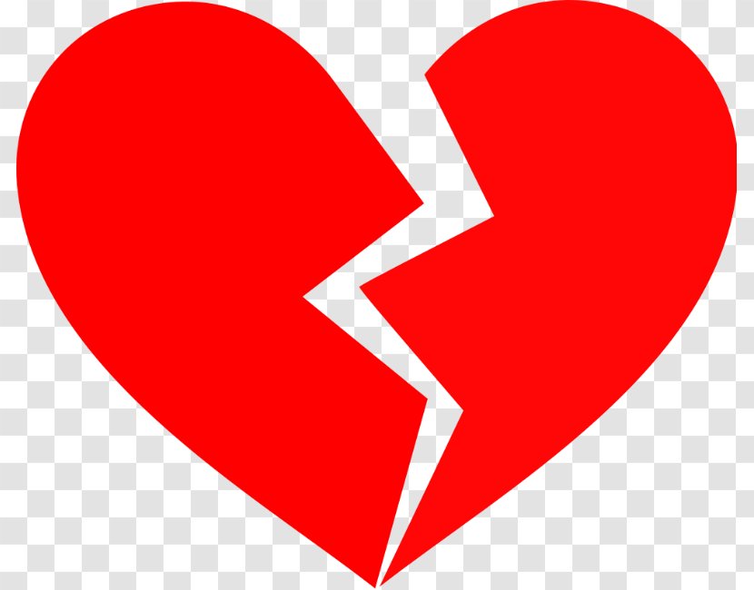 Broken Heart Takotsubo Cardiomyopathy Death Clip Art - Silhouette - Hate To See Your Break Transparent PNG