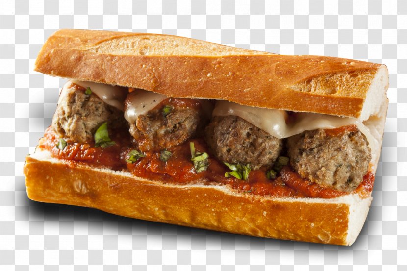 Meatball Marinara Sauce Italian Cuisine Submarine Sandwich Spice - Fast Food - Macaroni And Cheese Buffalo Chicken Transparent PNG