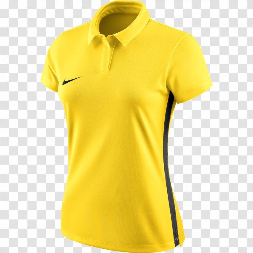 yellow nike golf polo