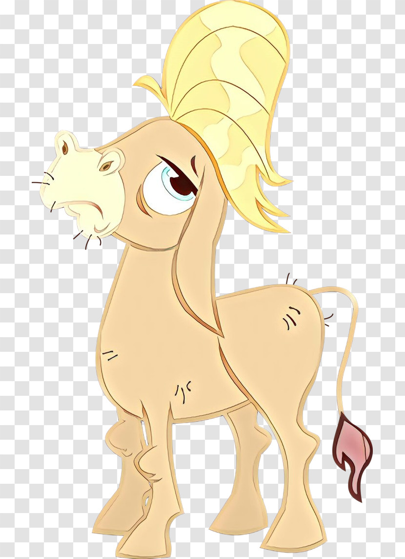 Cartoon Horse Pony Mane Animal Figure Transparent PNG