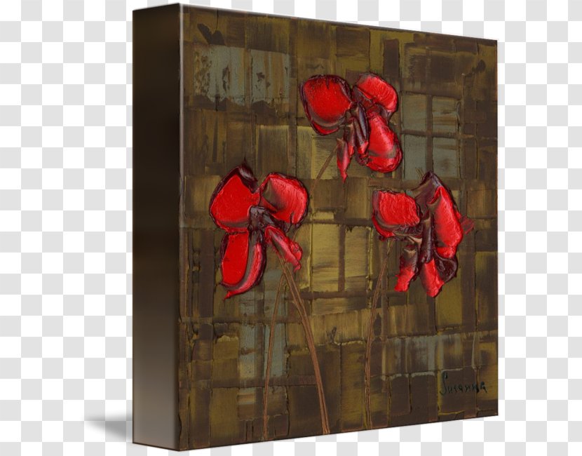 Picture Frames Rectangle - Petal - Red Poppy Transparent PNG