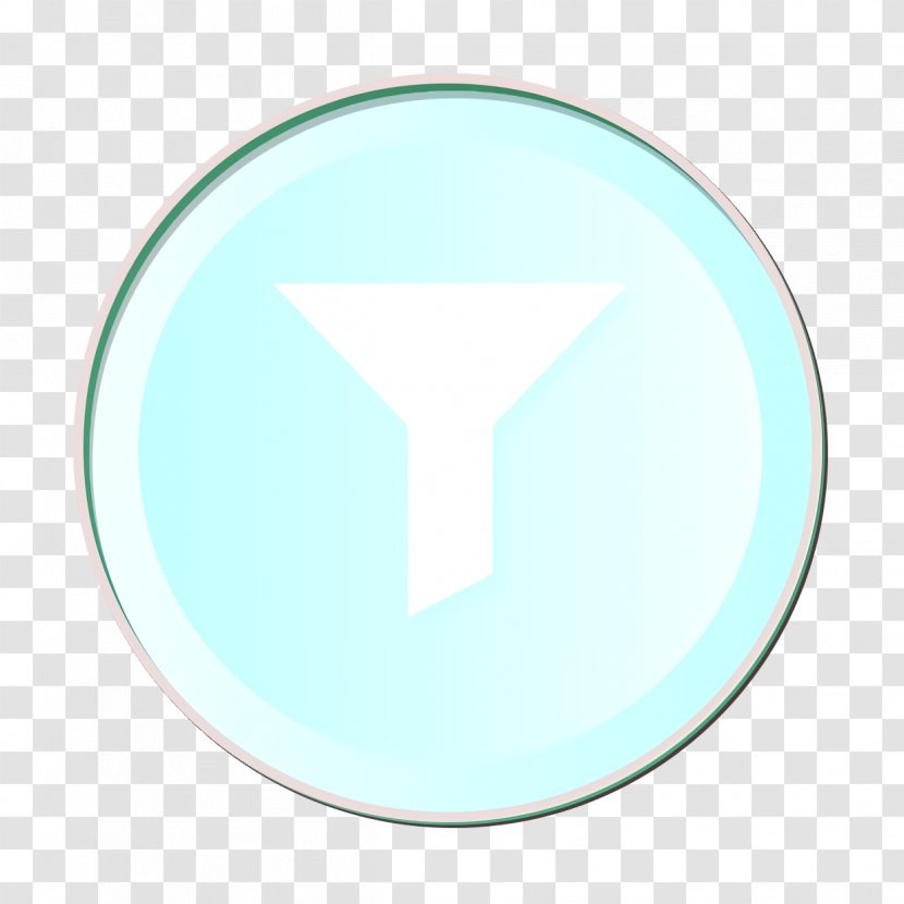 Descending Icon Filter Filtering - Sort - Logo Teal Transparent PNG