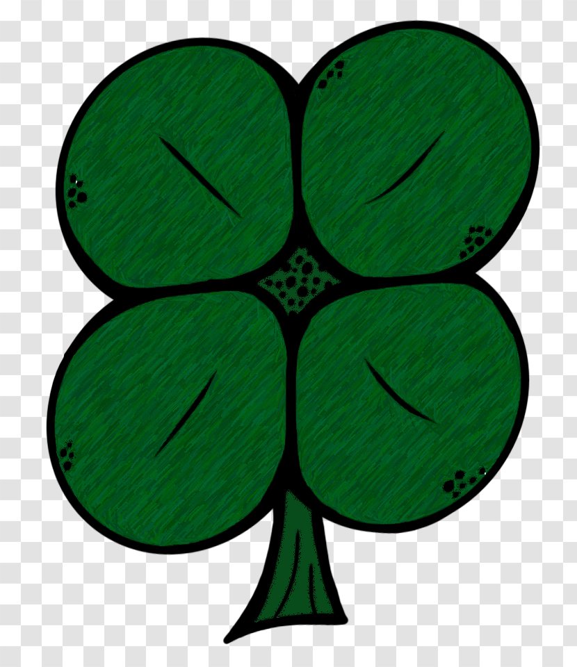 Four-leaf Clover Clip Art - Luck - Happy St Patricks Day Clipart Transparent PNG