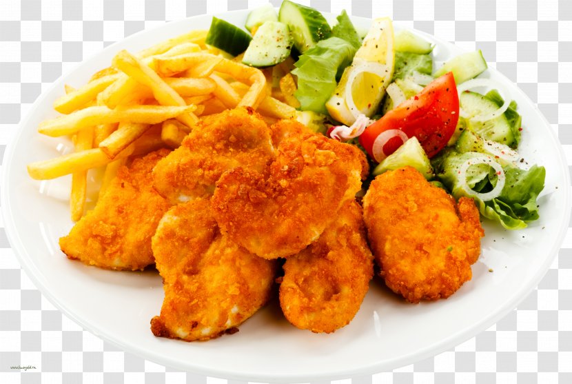 Chicken Nugget Fried French Fries Buffalo Wing - Fish Stick - Potato Transparent PNG