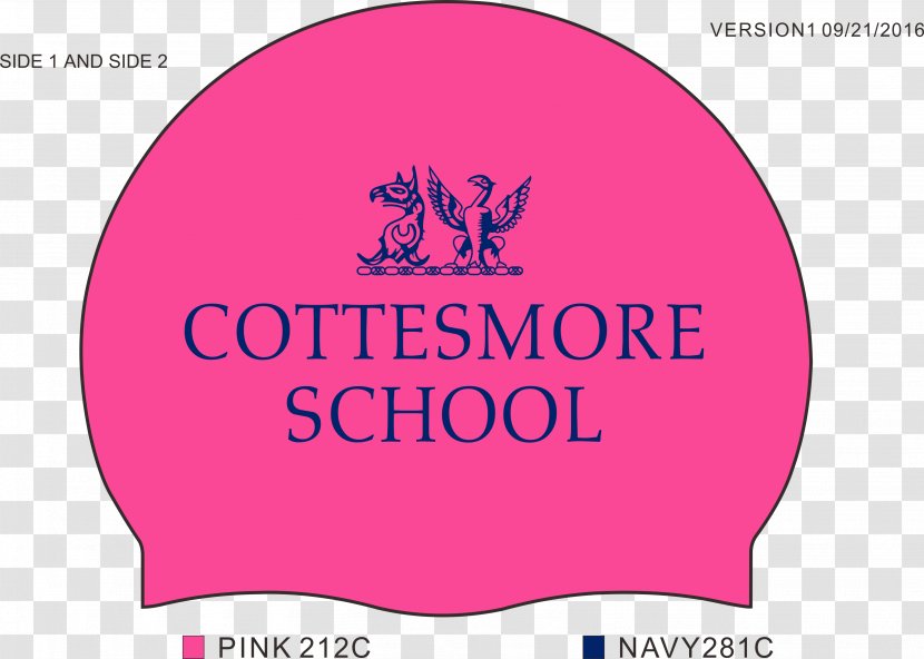 Cottesmore School Swim Caps Swimming Sport - Text - Cap Transparent PNG