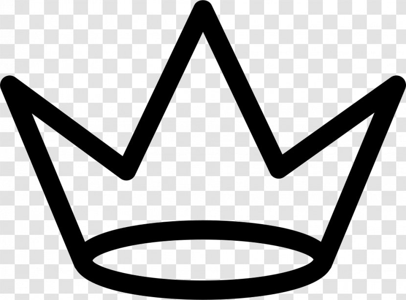 Coroa Real Crown Download - Black And White Transparent PNG