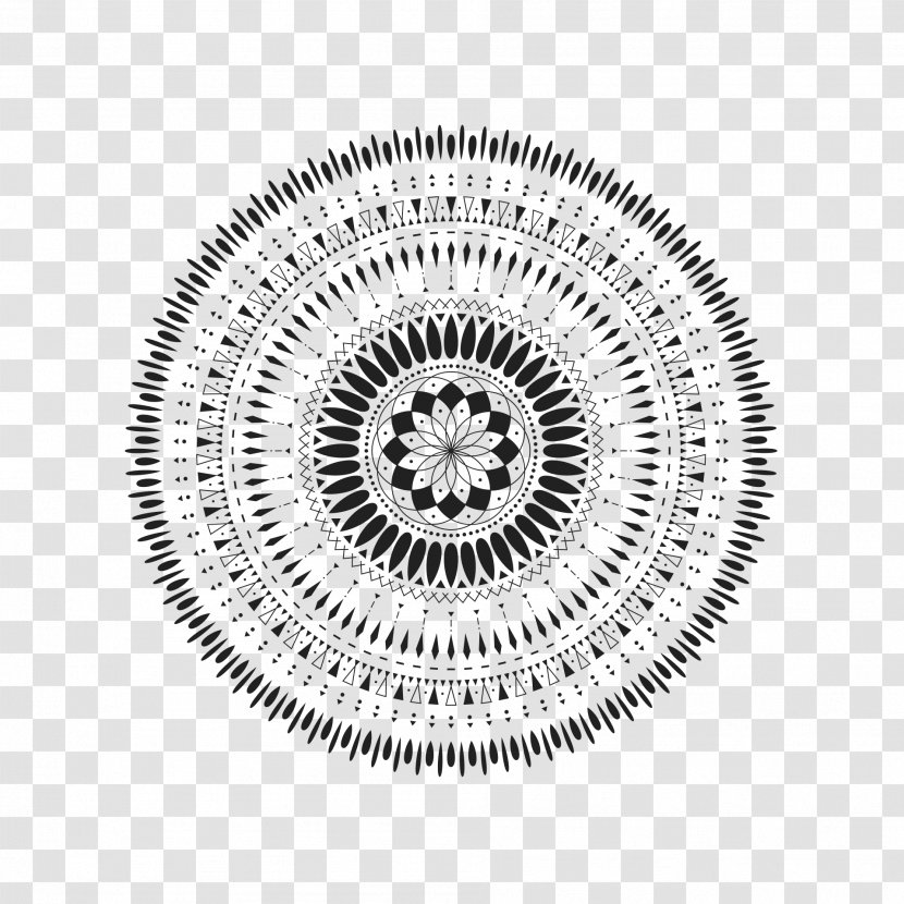 Mandala Art - Contour Transparent PNG