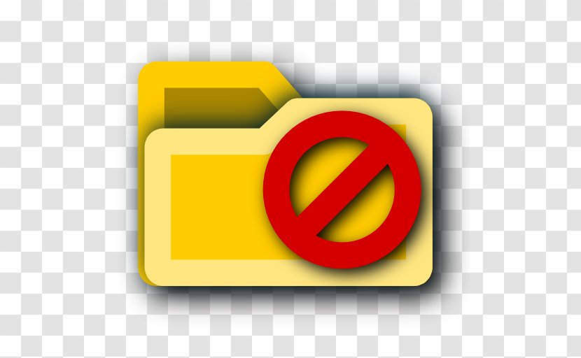 Directory Enter Key - Do Not Folder Sign Icon Transparent PNG
