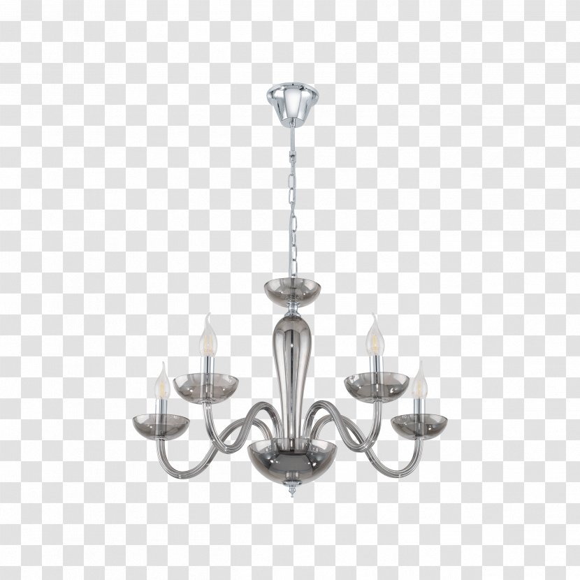 Chandelier Lighting EGLO Lamp - Glass - Connected Transparent PNG