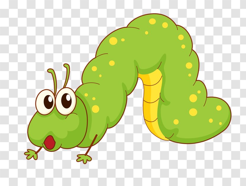 Caterpillar Cartoon Clip Art - Green - Bug Transparent PNG