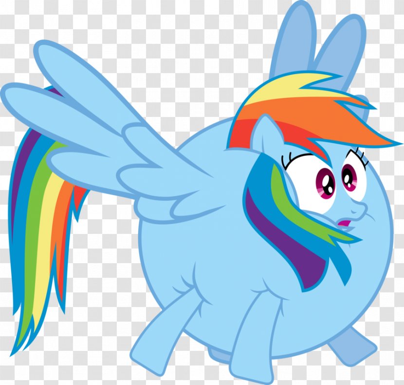 Rainbow Dash Drawing Balloon Pony Art - Artwork - Surprised Clipart Transparent PNG