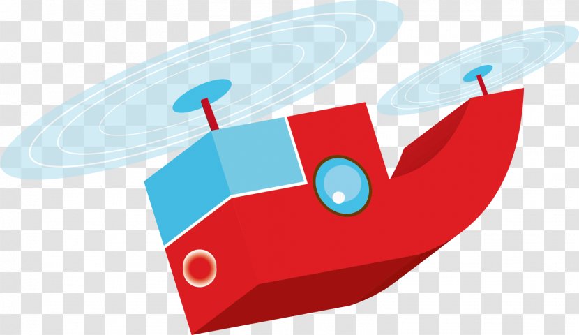 Airplane Aircraft Drawing - Cartoon Plane Material Picture Transparent PNG
