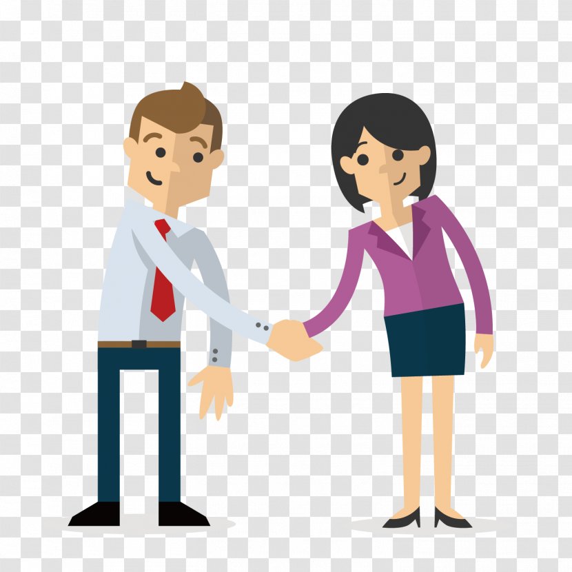 Handshake Royalty-free Businessperson Illustration - Conversation - Vector Pattern Material Looking For Partner Businessman Transparent PNG
