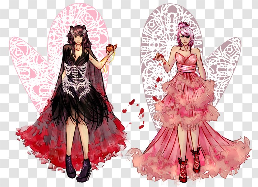 Costume Design Fairy Pink M - Fashion Illustration Transparent PNG