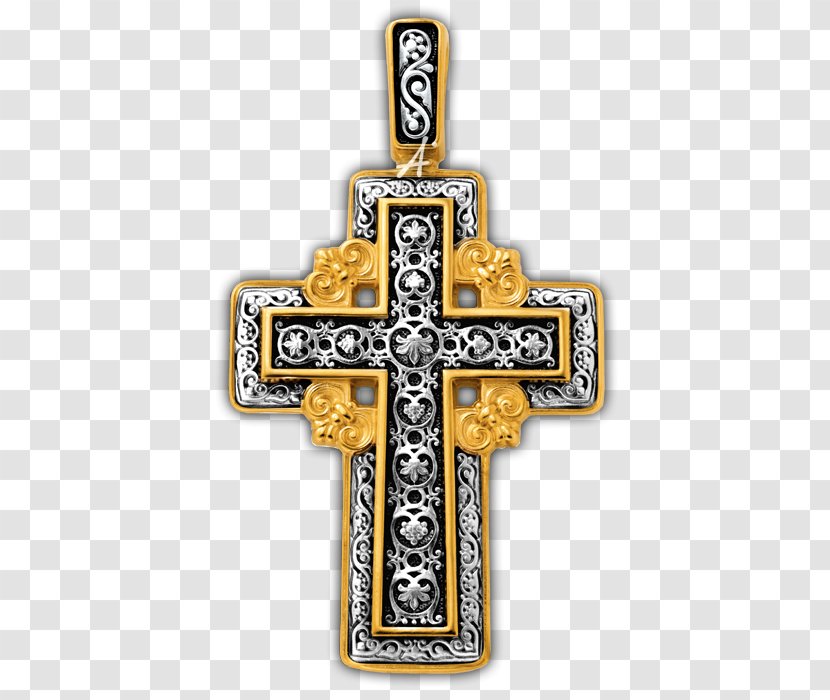 Crucifix Calvary Russian Orthodox Cross Dievmātes Ikona „Septiņas Bultas” - Michael - Jewellery Transparent PNG