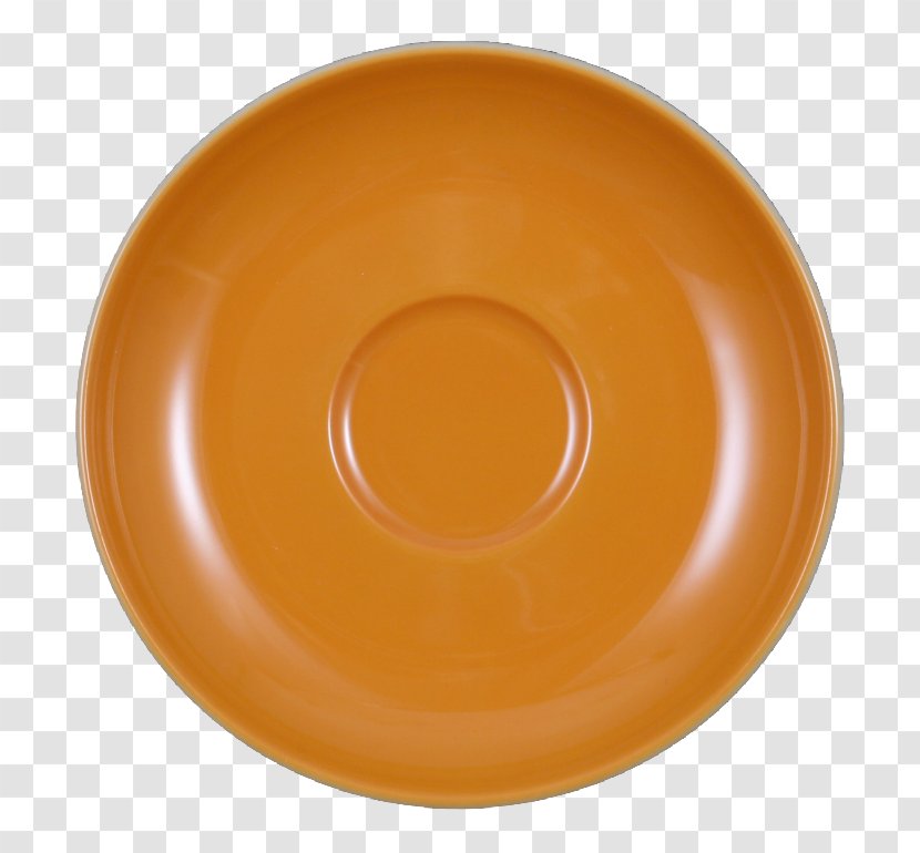 Ceramic Plate Bowl Tableware - Orange Transparent PNG