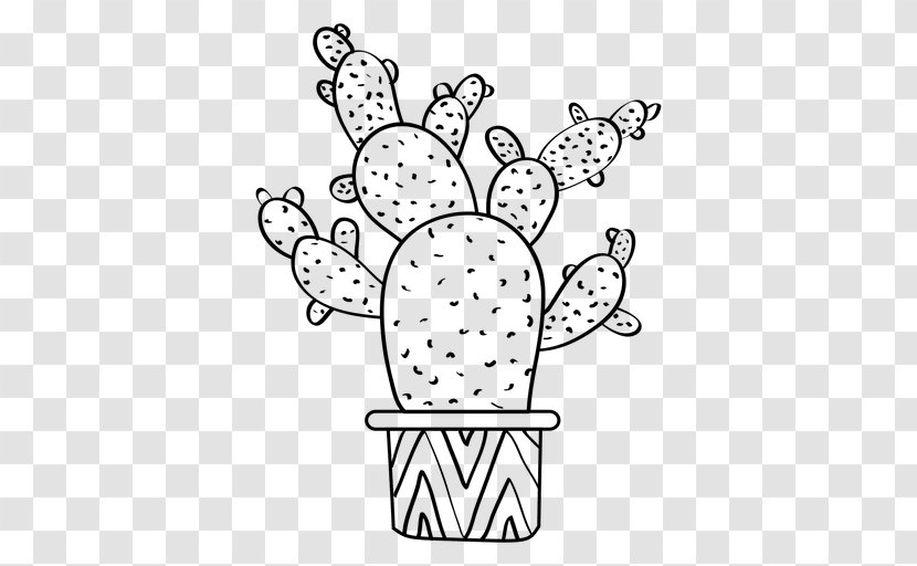 Cactaceae Drawing Succulent Plant Clip Art - Prickly Pear - Watercolor Cactus Transparent PNG
