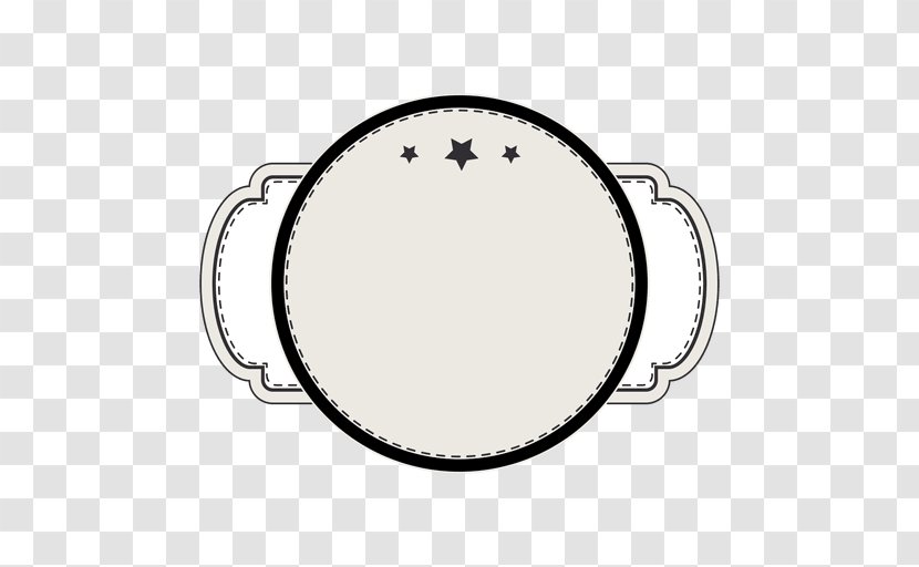 Circle Oval - Cup - Vintage Label Transparent PNG