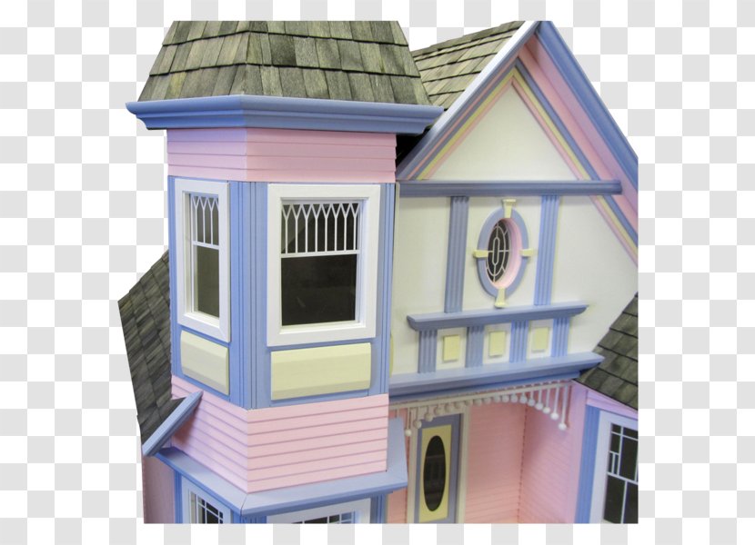 Painted Ladies Dollhouse Toy 1:12 Scale Painting Transparent PNG