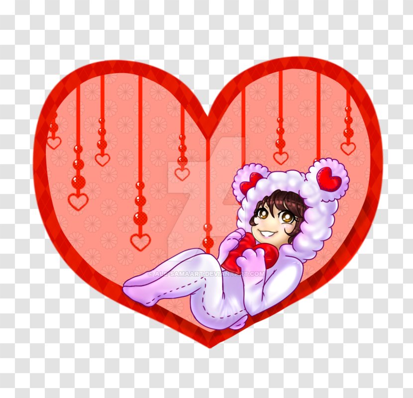 Valentine's Day Character Heart Fiction Animated Cartoon - Watercolor - Happy B.day Transparent PNG