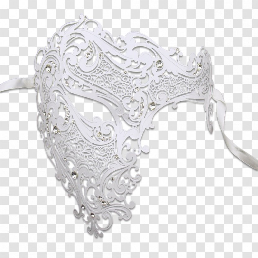 Silver The Phantom Of Opera Masquerade Ball Mask Theatre - Body Jewelry - Whitening Creative Transparent PNG