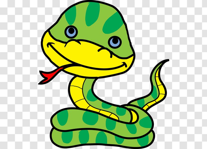 Snakes Animated Cartoon Green Anaconda Animation Image - Fictional Character - Cute Pictures To Draw Snake Transparent PNG