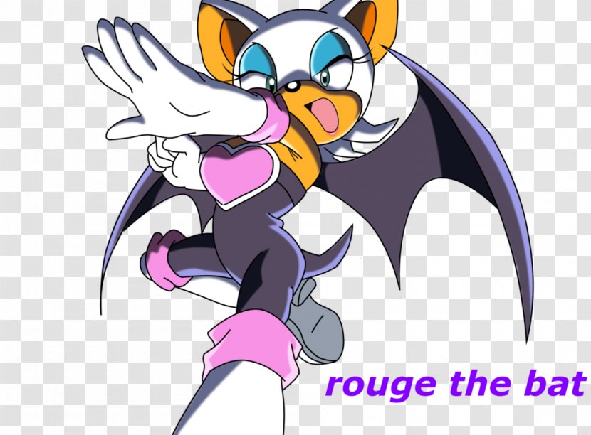 Cat Rouge The Bat Sonic Heroes Vector Crocodile - Silhouette Transparent PNG