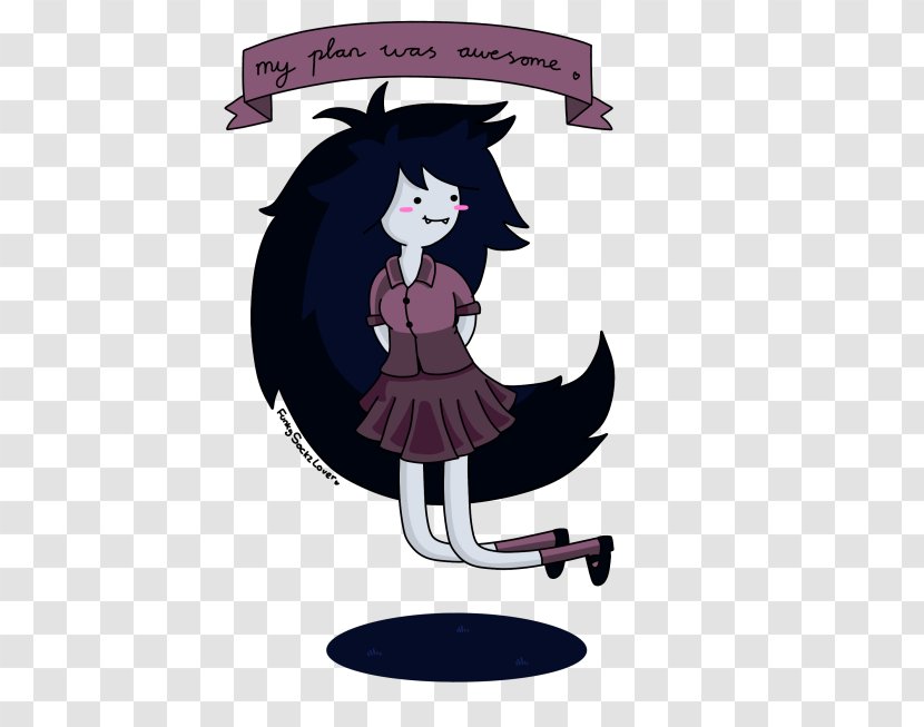Illustration Black Hair Product Character Animated Cartoon - Frame - Marceline The Vampire Queen Transparent PNG
