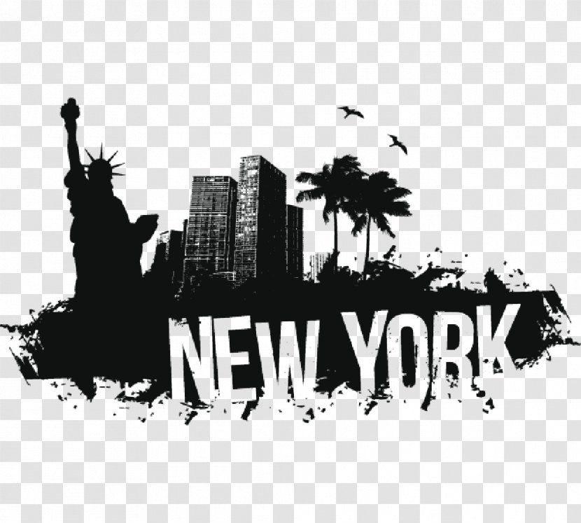 New York City Sticker Frame And Panel Wall Decal Bathroom - Carrelage - Shower Transparent PNG