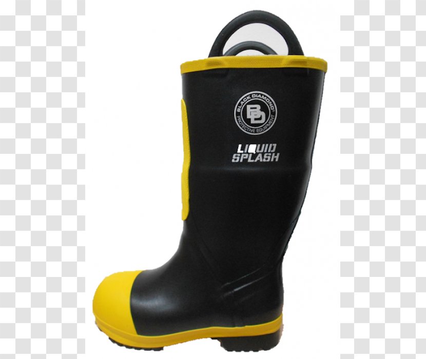 Shoe Boot - Yellow - Rubber Boots Transparent PNG