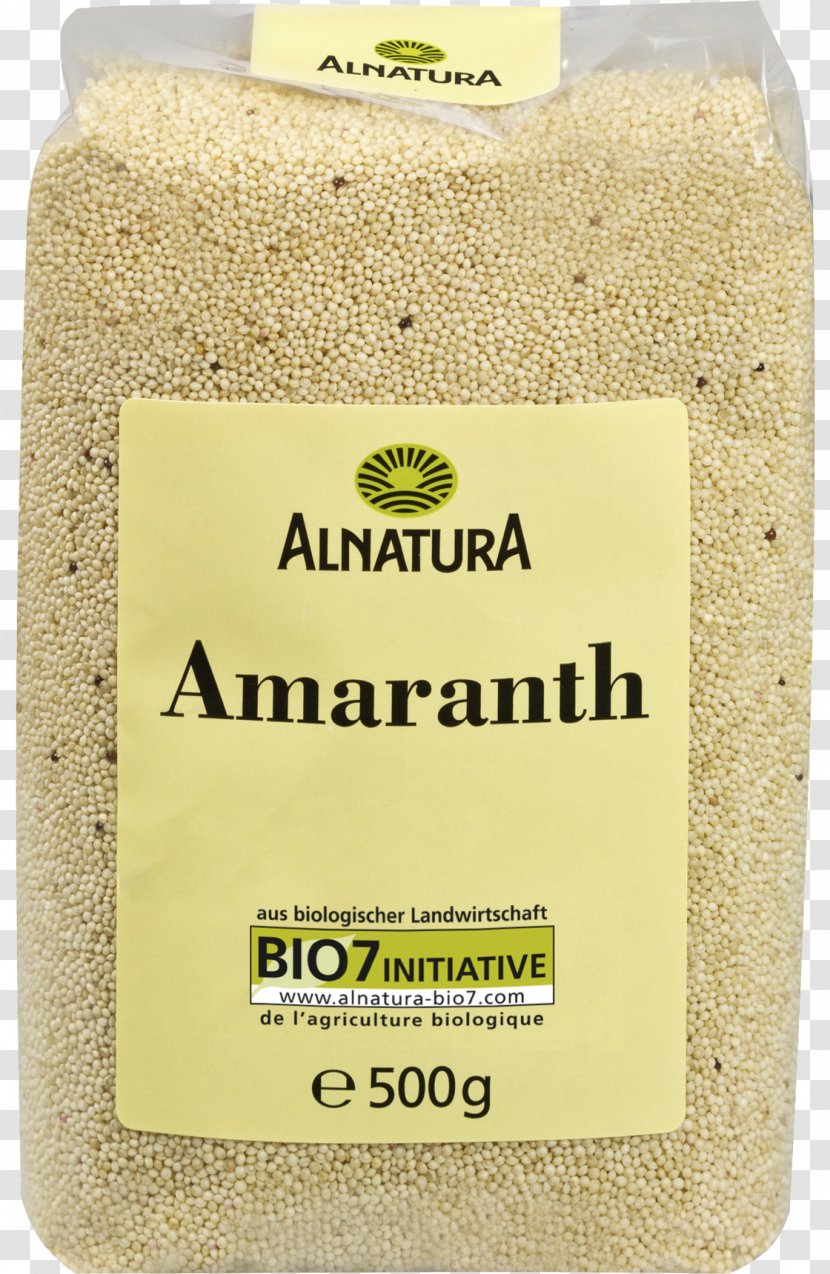 Organic Food Alnatura Amaranth Grain Cereal - Ingredient Transparent PNG