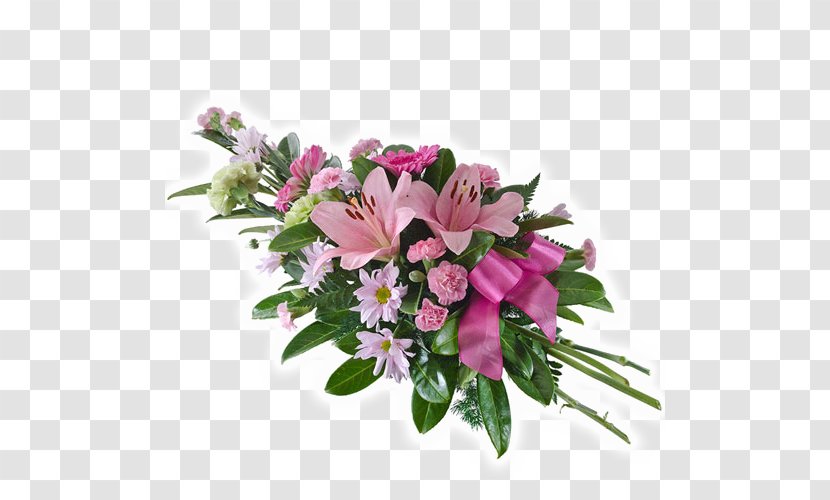 Flower Delivery Floristry Funeral Wreath - Pink Family Transparent PNG