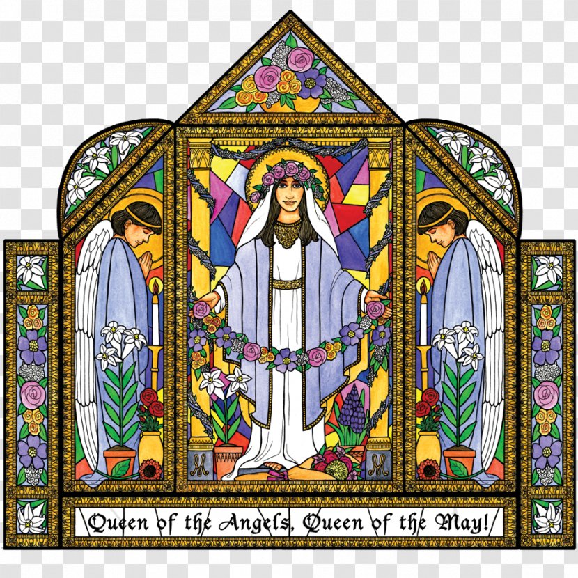 Stained Glass Gothic Architecture Chapel Material Transparent PNG