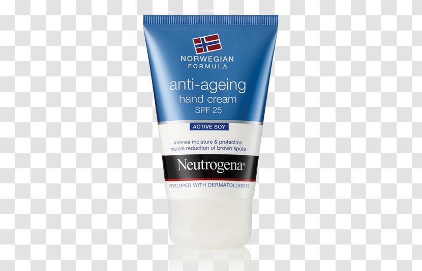 Lotion Sunscreen Neutrogena Norwegian Formula Anti-Ageing Hand Cream Cosmetics - Antiageing Transparent PNG