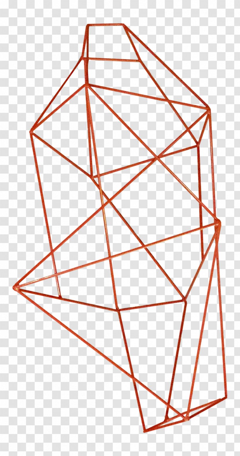Geometry Minimalism Art Sculpture Triangle - Line - Gold Geometric Transparent PNG
