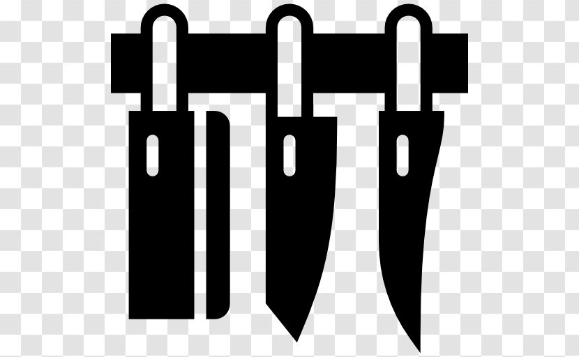 Knife Tool - Monochrome Transparent PNG