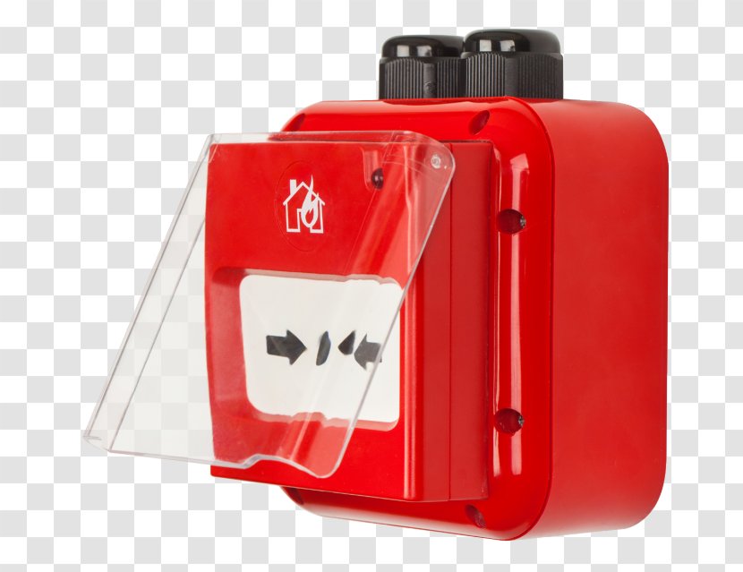 Conflagration Security Alarms & Systems Fire Push-button - Red - Funk Manufacturing Company Transparent PNG