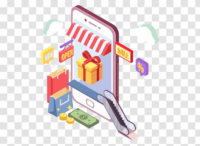 Online Shopping E-commerce Retail Mobile App Development - Business Transparent PNG