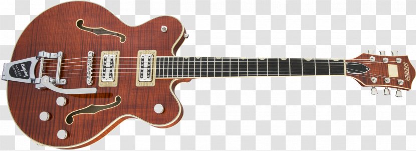Electric Guitar Gretsch Gibson Les Paul Schecter Research - Musical Instrument Accessory - Flame Tiger Transparent PNG