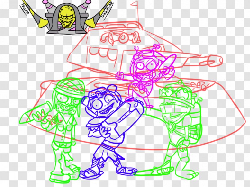 Artist Plants Vs. Zombies Illustration DeviantArt - Organism - Cartoon Crew Transparent PNG