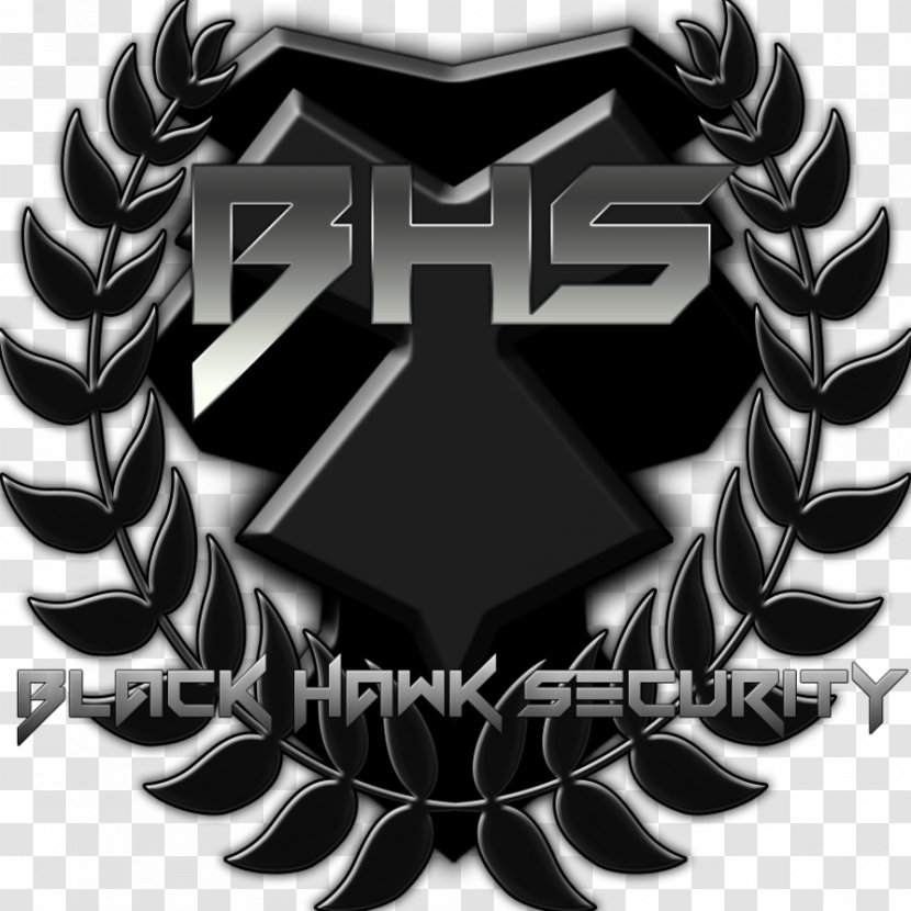 Logo Emblem Security White - Black Hawk Transparent PNG
