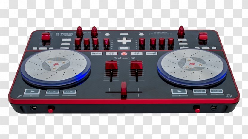 Vestax Typhoon Electronic Musical Instruments MIDI Controllers Audio Mixers - Hardware - Controller Transparent PNG