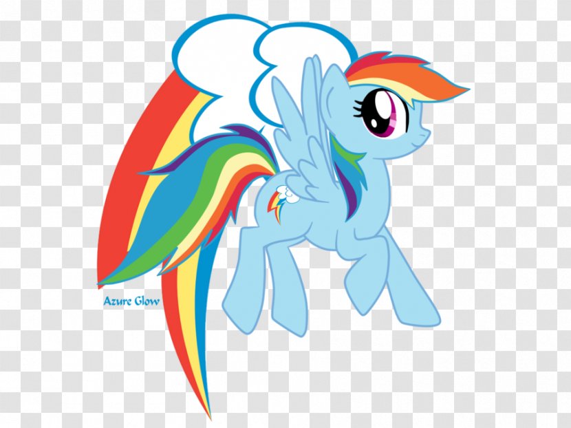 Rainbow Dash Pony Art Horse - Animal Figure - Glow Flyer Transparent PNG