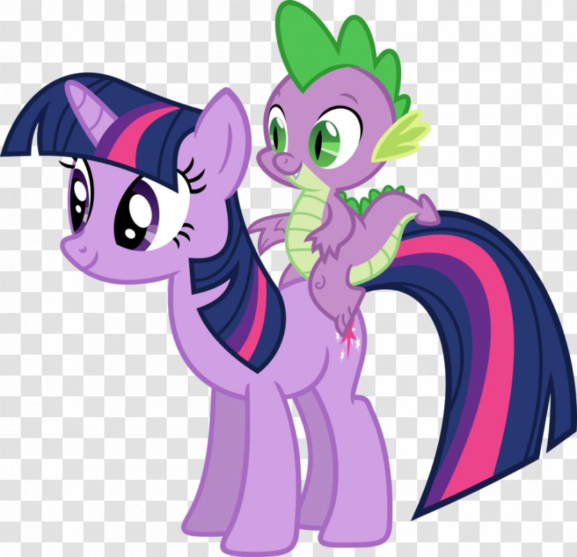 Twilight Sparkle Pinkie Pie Rarity Rainbow Dash Pony - My Little - Spike Transparent PNG