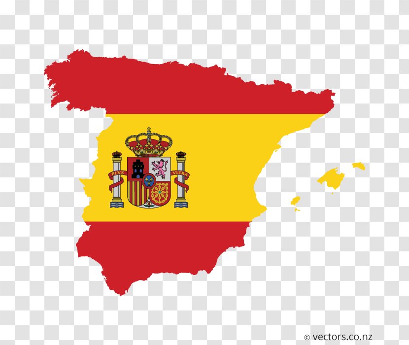 Spain World Map Vector - Mapa Polityczna - Gifts Transparent PNG