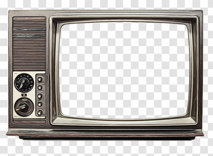 Television Analog Television Rectangle Media Television Set Transparent PNG