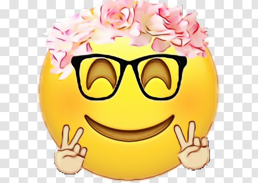 Laugh Emoji - Glasses Transparent PNG
