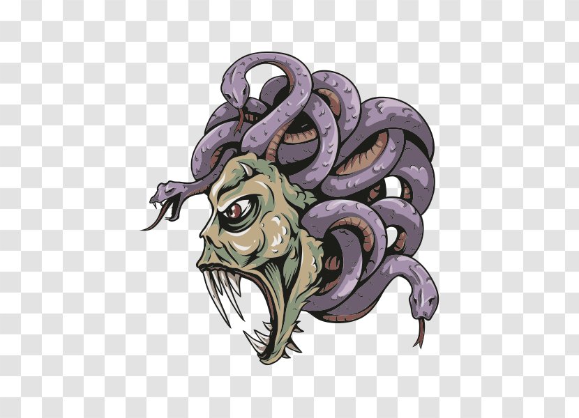 Legendary Creature Lernaean Hydra Drawing Medusa - Mythical - Monster Transparent PNG