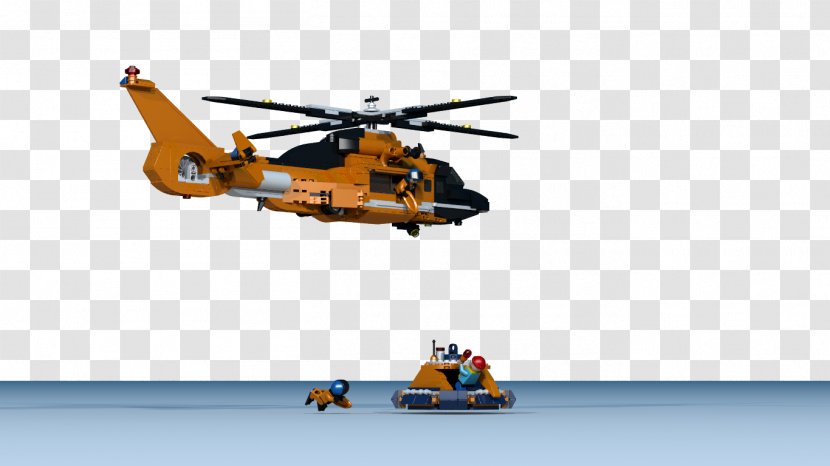 Helicopter Rotor Eurocopter HH-65 Dolphin Search And Rescue Lifeguard - Rotorcraft Transparent PNG