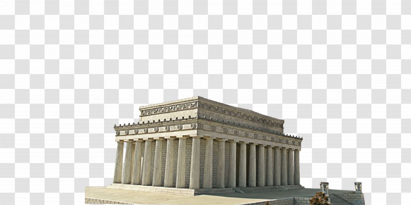 Parthenon Temple Architecture Column Transparent PNG